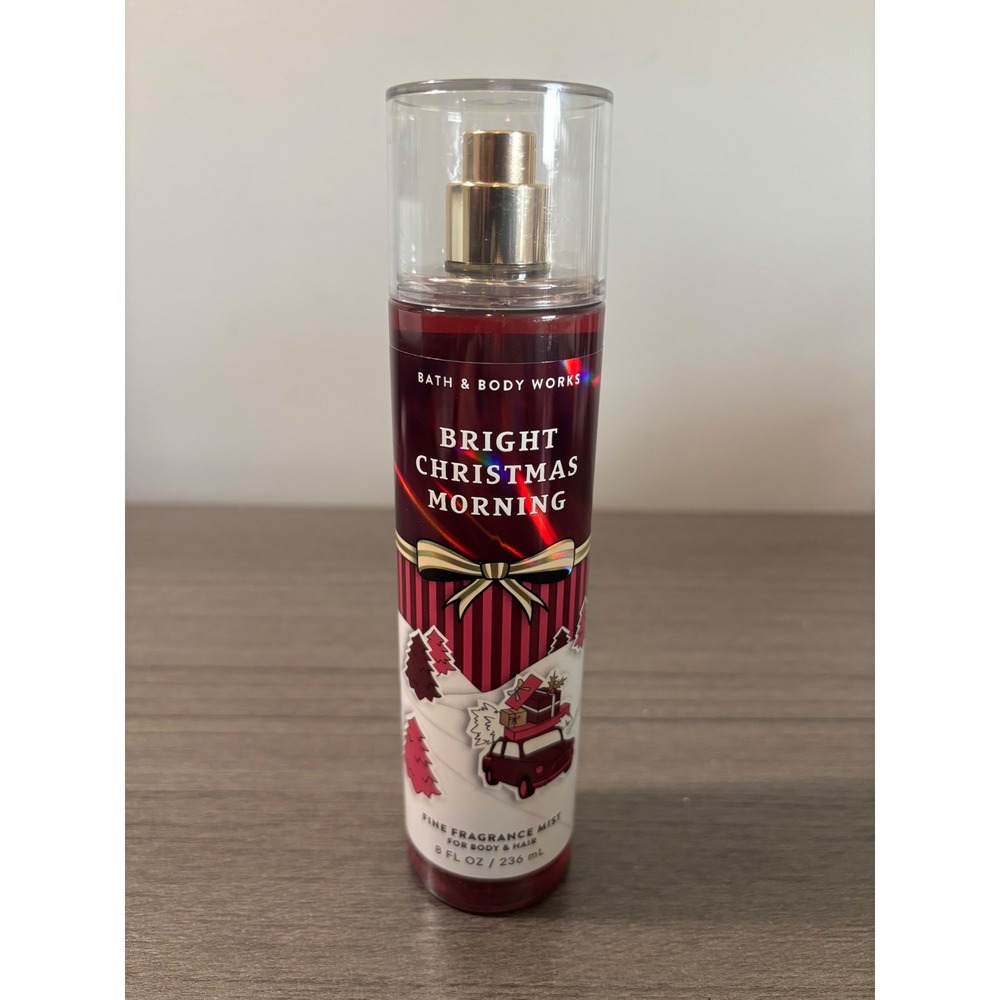 NWT Bath and Body Works Bright Christmas Morning Body Spray 8fl oz